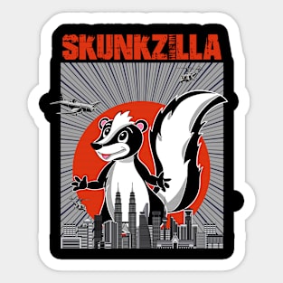 Skunkzilla Sticker